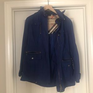 Burberry Brit Blue rain jacket (size 6/s or m)